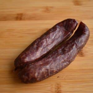 Droge worst bio omega 3:6  (2 stuks ca 250 gram)