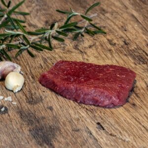 Biefstuk van de haas (ossehaas) Black Angus (per stuk 150 gr)