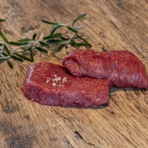 Hollandse Biefstuk, Black Angus grasgevoerd, ca300gr (per 2 verpakt)
