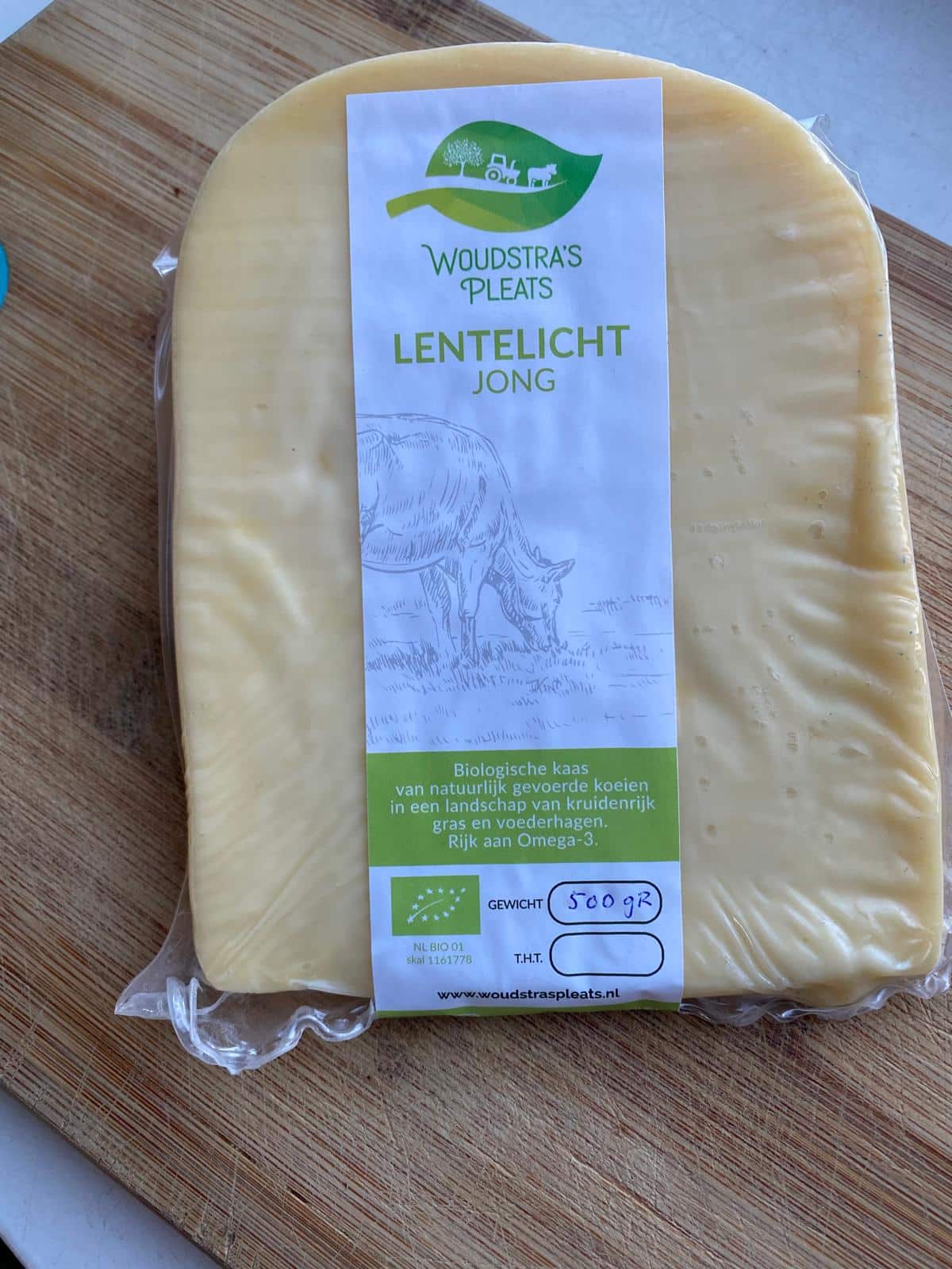 Jonge BIO kaas 500gr (NIEUW)