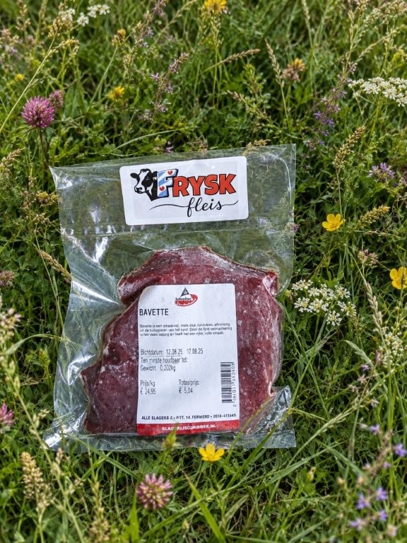 Bavette Grasgevoerd rund 250 gram