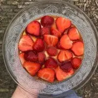 Aardbeien slof rond