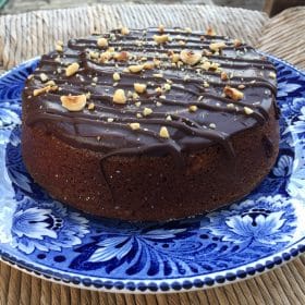 Chocolade dadel taaart